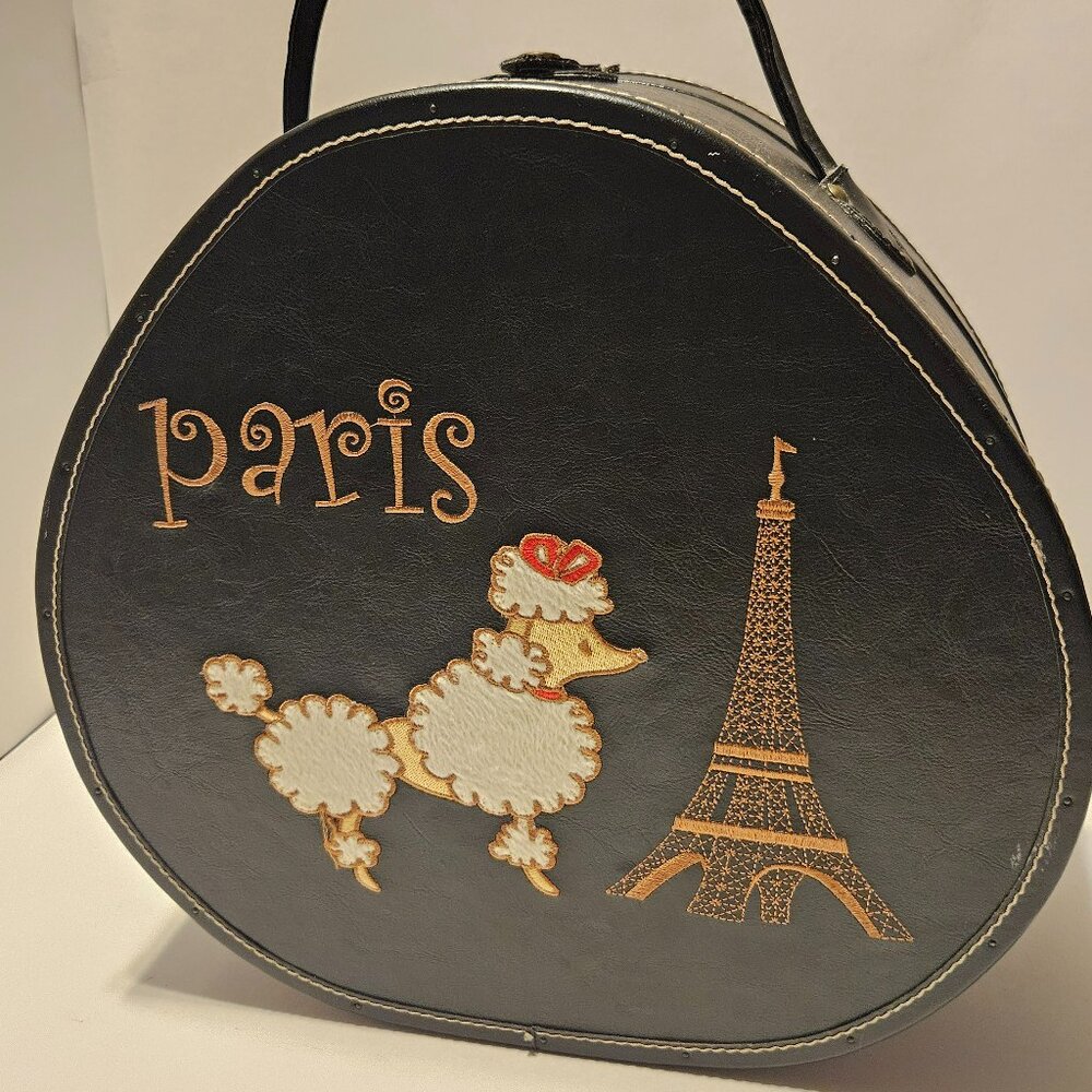 Paris Poodle Eiffel Tower - Case - Vintage